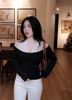 Áo tay dài phối cổ yếm siu HOT - B62