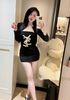 Set đầm quây ôm bodyt chữ ysl kèm khoác hờ - B81 ( eo S<68, M<72 )