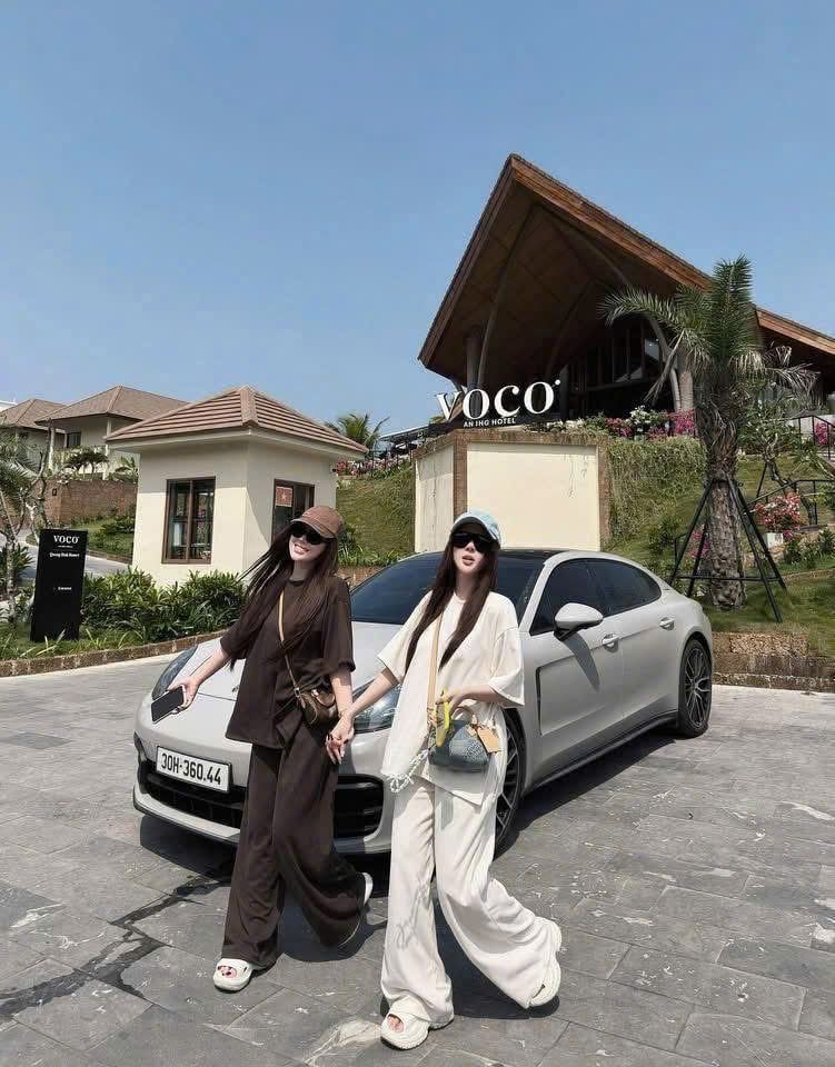  Set áo phông form rộng xẻ tà mix quần suông ống rộng - NÂU - K11 (Áo dài 63cm, Quần dài 98cm) 