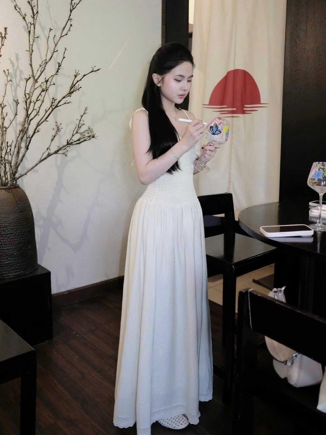  A221 Váy maxi eo bo nhún dáng dài form siêu đẹp - KEM - Z313 