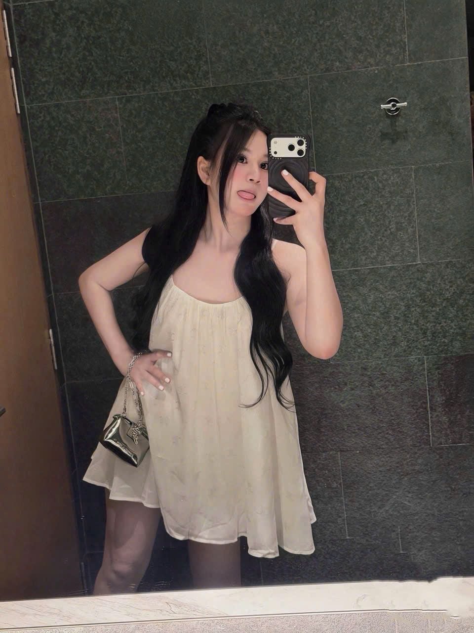  Váy 2s tơ voan 2 lớp dáng babydoll ngắn - KEM - Z315 