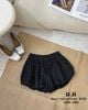A209 Quần bom bí chấm bi 50% lưng chun - ĐEN - G41