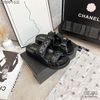 DÉP LÊ quai dán tag Chanel FULLBOX hàng siêu cấp - ĐEN - G21