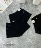 Quần short jean BASIC túi thêu ngựa mini - ĐEN - K49 (EO S<66, M<70, L<74)