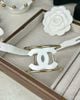 Vòng tay cứng cao cấp tag Chanel chất liệu KIM LOẠI - TRẮNG - PK4