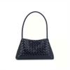  Túi đeo nách dệt kèm túi vải HOT hàng QC - ĐEN - T1 (6x30cm) 