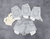  Quần short ngắn lộ túi BASIC - BẠC - T5 (EO S<64, M<68, L<72) 