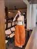  Set 2 món áo hai dây in chữ mix quần suông lưng bản - L109 (EO S<68, M<72) 