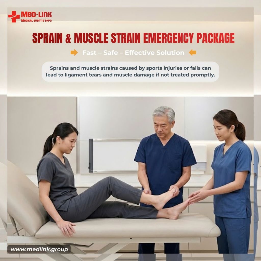 Muscle Sprang Emergency Sprain & Muscle Strain Treatment Package – Medlink Pacific ...