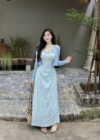  M11M (ĐẦM HOA + KHOÁC) 