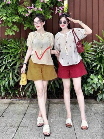  K7L (ÁO KEM + QUẦN VÀNG) 