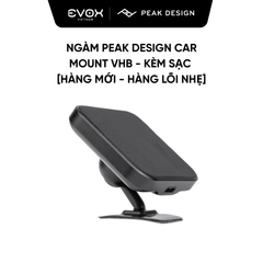 Ngàm Peak Design Car Mount VHB [Hàng mới - Lỗi hộp nhẹ]