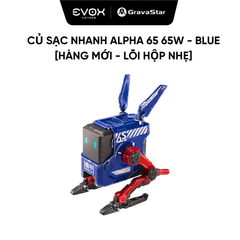 Củ sạc nhanh Alpha 65W - Blue [Hàng mới - Lỗi hộp nhẹ]