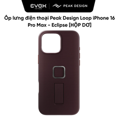 Ốp lưng điện thoại Peak Design Loop iPhone 16 Pro Max - Eclipse [Hàng mới - hộp dơ]