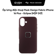 Ốp lưng điện thoại Peak Design Fabric iPhone 16 Plus - Eclipse [Hàng mới - hộp dơ]