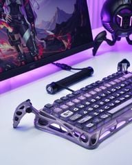 Bàn phím cơ Magnetic HE Gaming Gravastar Mercury V75 Pro - Iron Purple