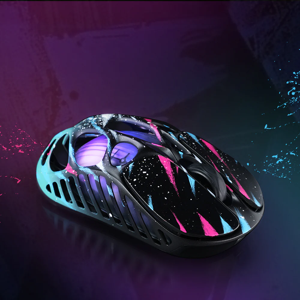 Chuột không dây Gaming GravaStar Mercury X Pro 8K Wireless Gaming Mouse - Neon Graffiti