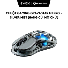 Chuột Gaming Gravastar M1 Pro - Silver Mist [Hàng trưng bày - mờ chữ in]