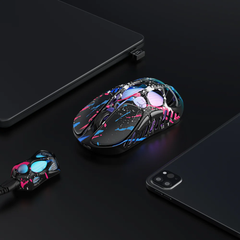 Chuột không dây Gaming GravaStar Mercury X Pro 8K Wireless Gaming Mouse - Neon Graffiti