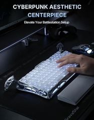Bàn phím Gaming Gravastar Mercury K1 Pro - Ghost Silver