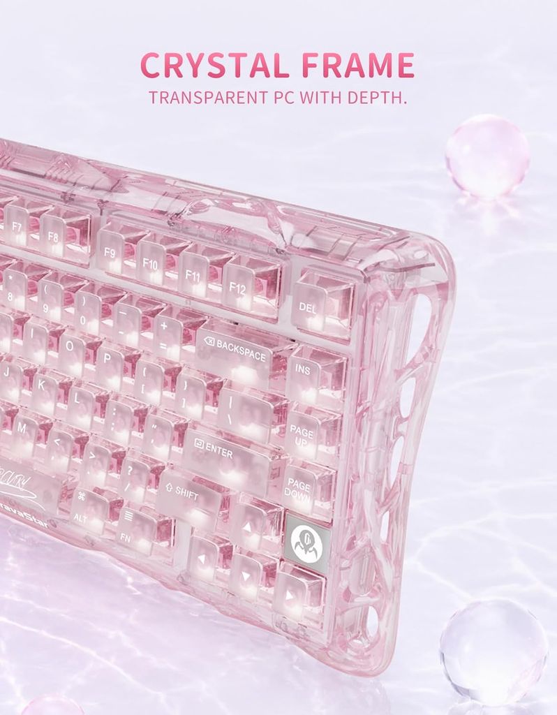 Bàn phím Gaming Gravastar Mercury K1 Lite - Crystal Rose