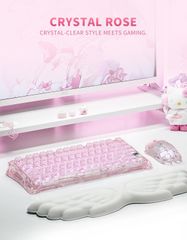 Bàn phím Gaming Gravastar Mercury K1 Lite - Crystal Rose