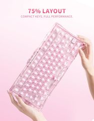 Bàn phím Gaming Gravastar Mercury K1 Lite - Crystal Rose