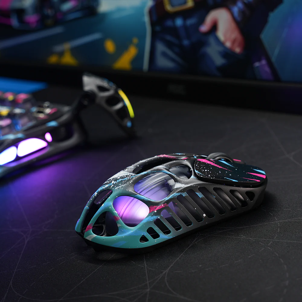 Chuột không dây Gaming GravaStar Mercury X Pro 8K Wireless Gaming Mouse - Neon Graffiti
