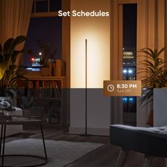 Đèn Cây Thông Minh Nanoleaf Matter Smart Floor Lamp – 16 Triệu Màu, 1700lm, Đồng Bộ Nhạc, Điều Khiển Giọng Nói