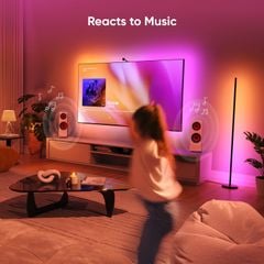 Đèn Cây Thông Minh Nanoleaf Matter Smart Floor Lamp – 16 Triệu Màu, 1700lm, Đồng Bộ Nhạc, Điều Khiển Giọng Nói