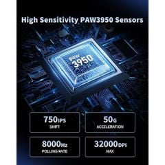 Chuột không dây Gaming Gravastar Mercury X AIr