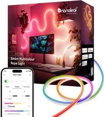 Dây đèn LED Neon Thông Minh Nanoleaf Essentials Rope Light 5M – 16 Triệu Màu, Matter, Đồng Bộ Nhạc, DIY Uốn Dẻo
