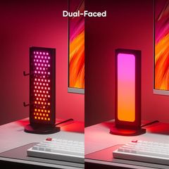 Đèn Bàn Nanoleaf Pegboard Desk Dock – Hub 3 Trong 1, LED RGB 2 Mặt, USB-A/USB-C, Pegboard Lưu Trữ 950mm
