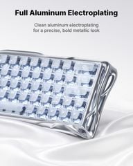 Bàn phím cơ Magnetic HE Gaming Gravastar Mercury V60 Pro - Silver Frost