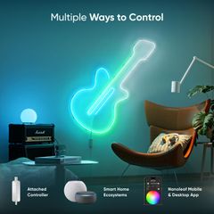 Dây đèn LED Neon Thông Minh Nanoleaf Essentials Rope Light 5M – 16 Triệu Màu, Matter, Đồng Bộ Nhạc, DIY Uốn Dẻo