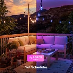 Đèn Dây Ngoài Trời Thông Minh Nanoleaf Outdoor String Lights 15M – RGBWIC 16 Triệu Màu, Chống Nước IP65, Matter/Wi-Fi/Bluetooth