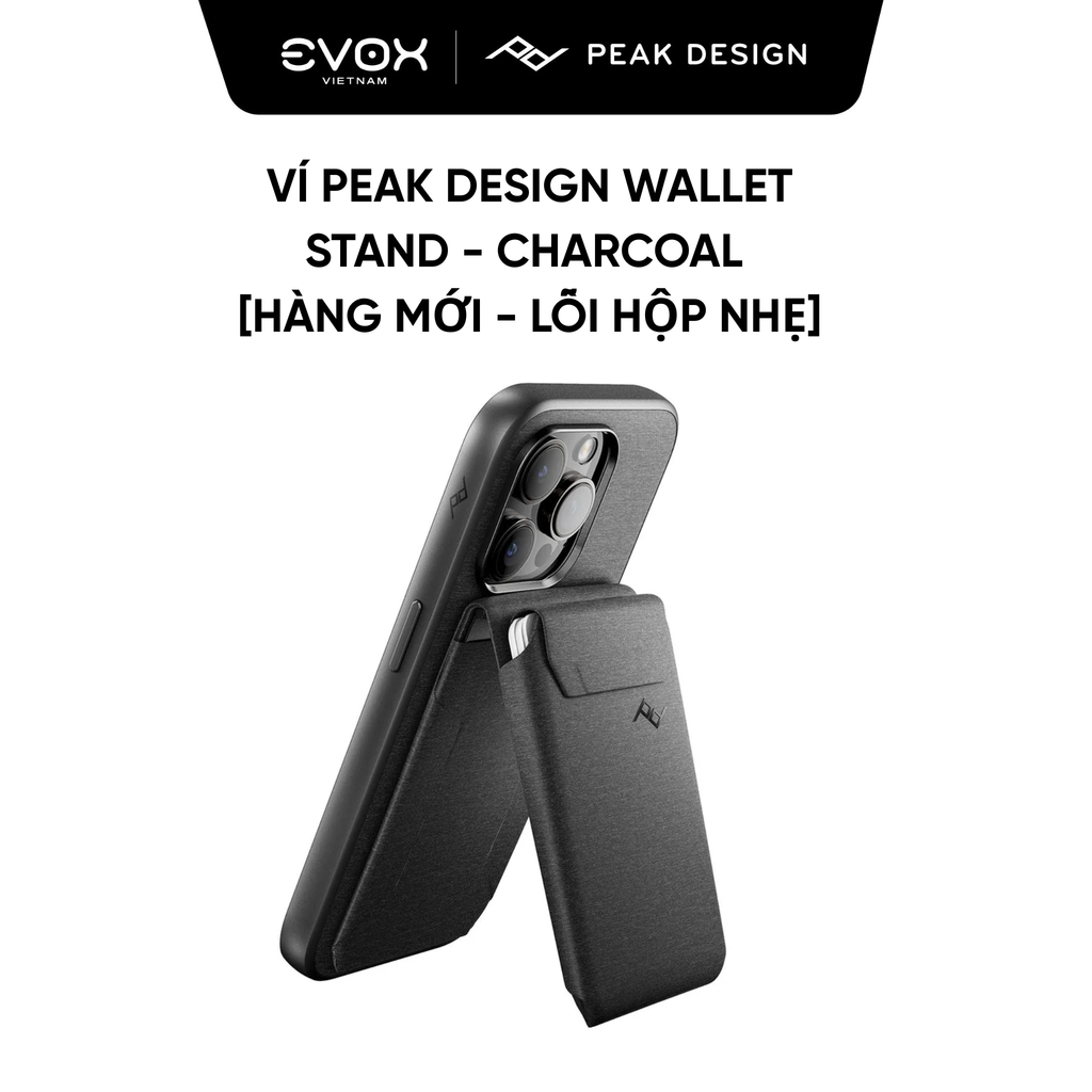 Ví Peak Design Wallet Stand  [Hàng mới - Lỗi hộp nhẹ]