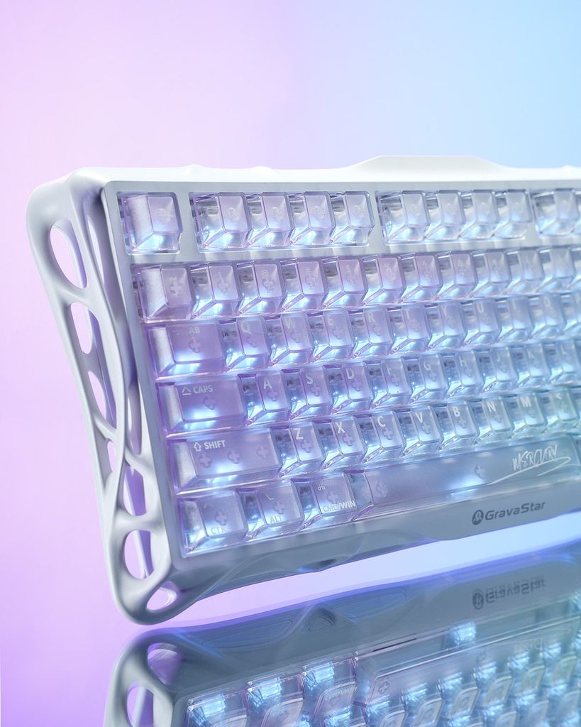 Bàn phím Gaming Gavastar Mercury K1 Lite - Crystal Aurora
