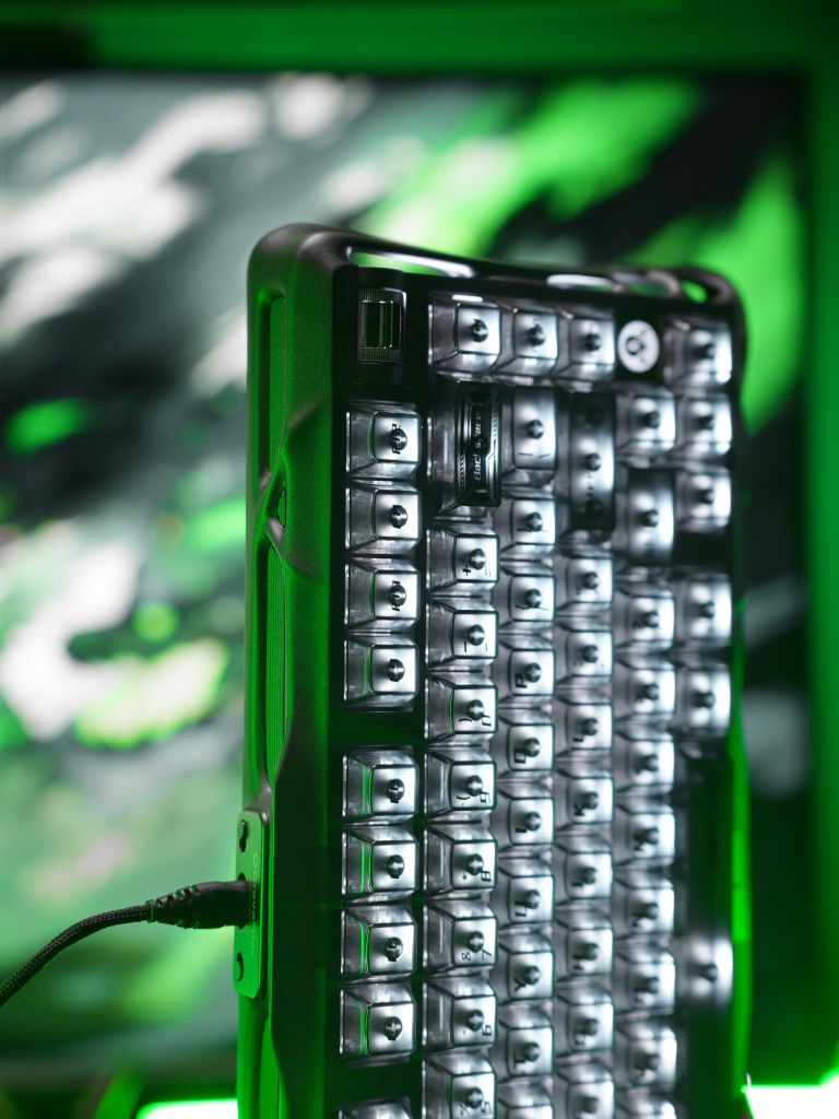 Bàn phím cơ Magnetic HE Gaming Gravastar Mercury V75 - Stealth Black