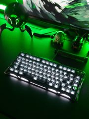 Bàn phím cơ Magnetic HE Gaming Gravastar Mercury V75 - Stealth Black