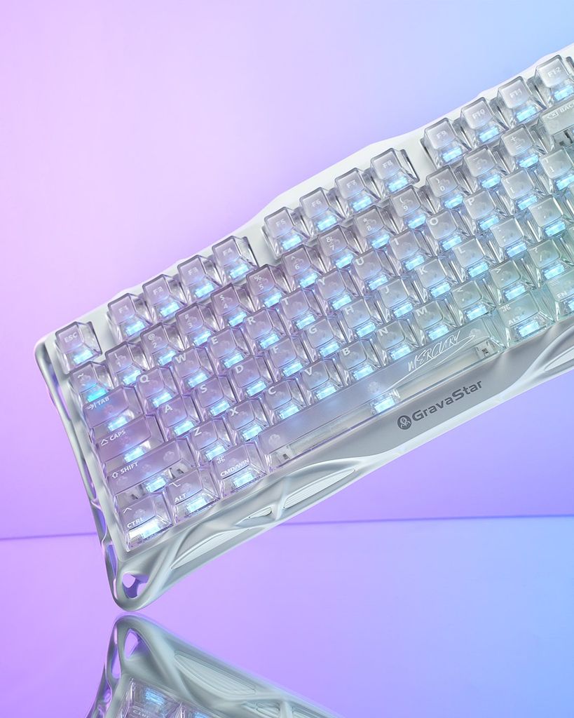 Bàn phím Gaming Gavastar Mercury K1 Lite - Crystal Aurora
