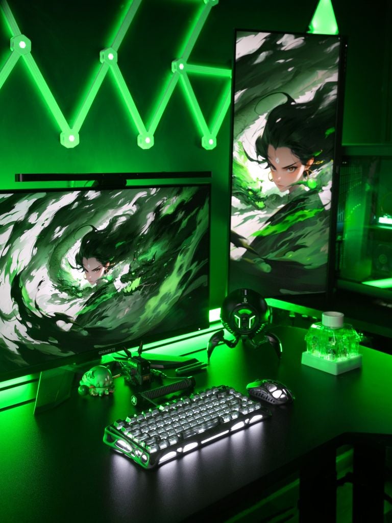 Bàn phím cơ Magnetic HE Gaming Gravastar Mercury V75 - Stealth Black