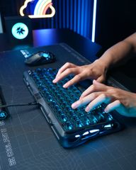 Bàn phím cơ Magnetic HE Gaming Gravastar Mercury V75 - Stealth Black