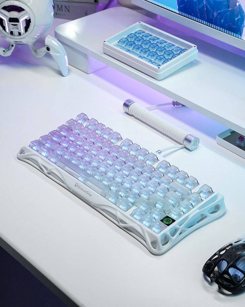 Bàn phím Gaming Gavastar Mercury K1 Lite - Crystal Aurora
