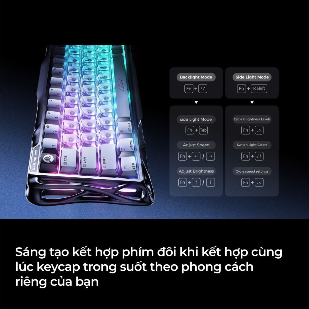 Bàn phím Gaming HE Gravastar Magnetic V60 Pro