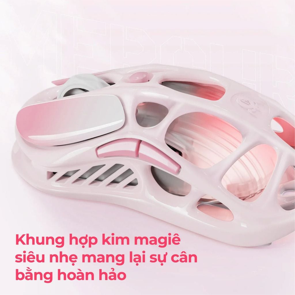 Chuột Gaming không dây Gravastar Mercury M1 Pro - Sakura Pink