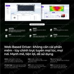 Bàn phím cơ Magnetic HE Gaming Gravastar Mercury V60 - Onyx Crystal