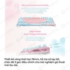 Bàn phím Gaming Gravastar Mercury K1 Lite Special Edition - Lumen Rose