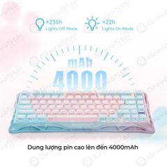 Bàn phím Gaming Gravastar Mercury K1 Lite Special Edition - Lumen Rose