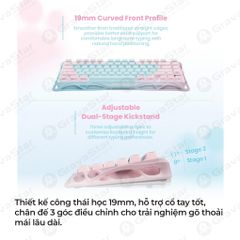 Bàn phím Gaming Mercury K1 Lite Special Edition - Aurora Mist